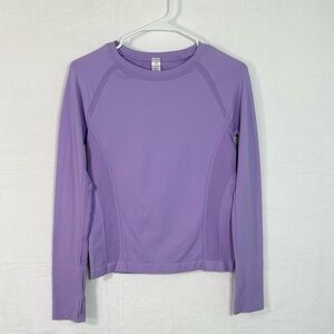 MathCat Lavender Longsleeve Athletic Top | Women’s Small | Very Good Condition
